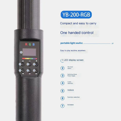 RGB LED Photography Light Stick for Live Streaming